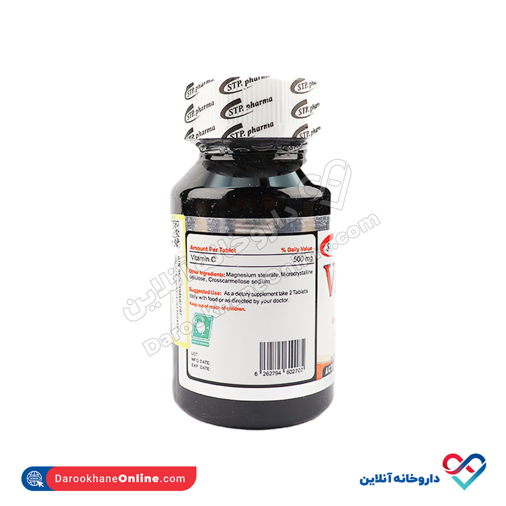 تصویر قرص ویتامین ث 500 اس تی پی فارما 30 عددی